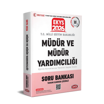 Data Yayınları 2026 MEB EKYS Müdür ve Müdür Yardımcılığı Tamamı Karekod Çözümlü Soru Bankası (Maarif Modeline Göre)