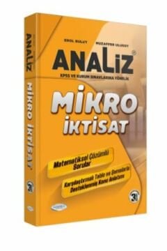 2023 ANALİZ MİKRO İKTİSAT KONU ANLATIMI