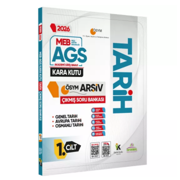 2026 MEB AGS Tarihin Kara Kutusu 1.Cilt ÖSYM Çıkmış Soru Havuzu Bankası Konu Özetli Dijital Çözümlü İnformal Yayınları