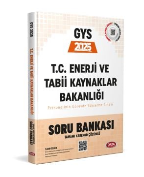 Enerji ve Tabii Kaynaklar Bakanlığı GYS Soru Bankası Data Yayınları