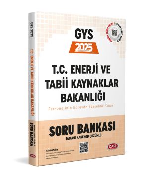 Data Yayınları GYS Enerji ve Tabii Kaynaklar Bakanlığı Soru Bankası