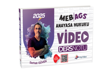 Dizgi Kitap 2025 MEB AGS Anayasa Hukuku Video Ders Notları Serhat Güven