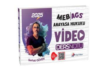 Dizgi Kitap 2025 MEB-AGS Anayasa Hukuku Video Ders Notları Serhat Güven