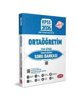 Kpss Genel Yetenek Genel Kültür Ortaöğretim Tek Kitap Karekod Çözümlü Soru Bankası Data Yayınları