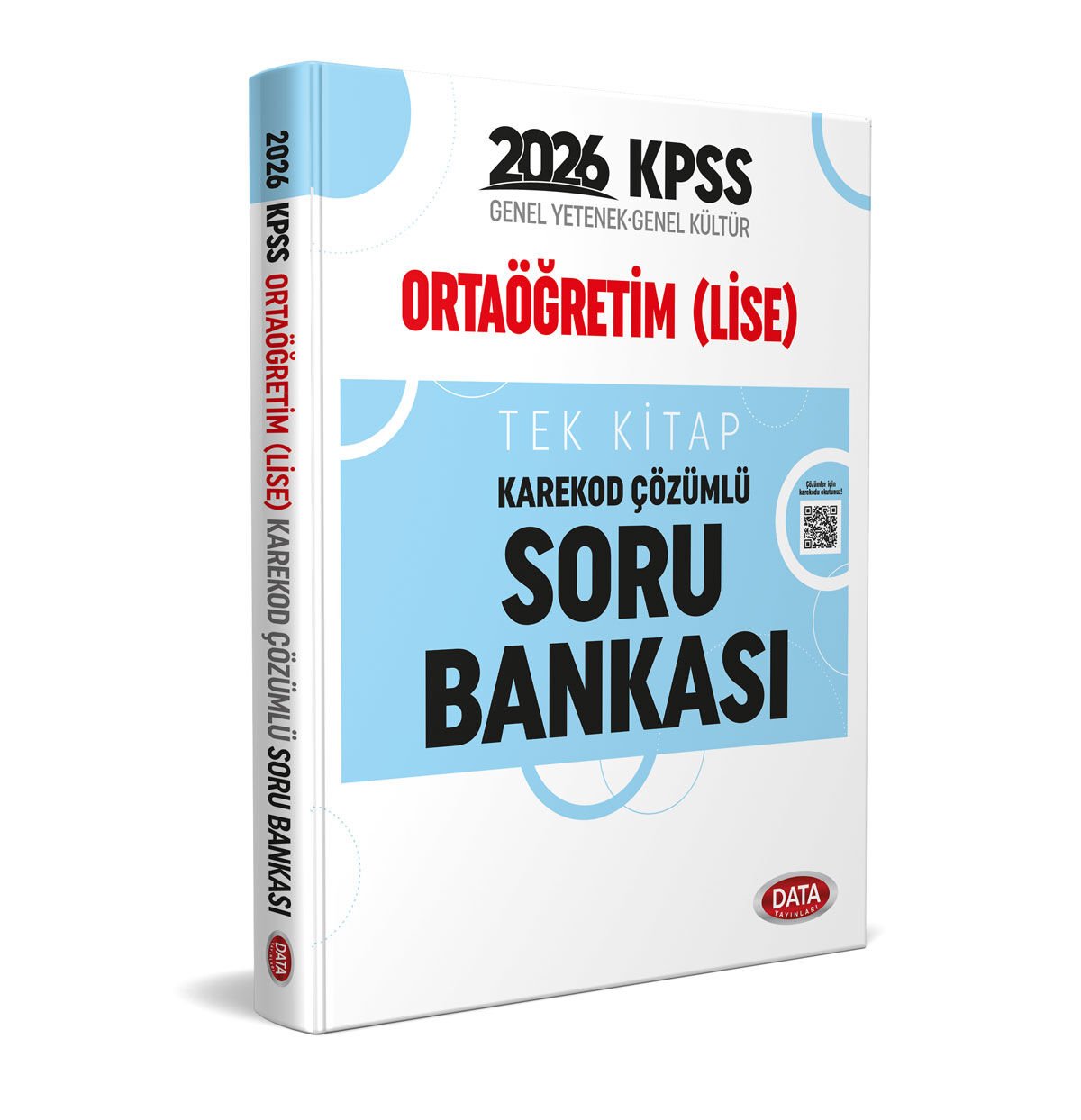 KPSS Ortaöğretim (Lise) Tek Kitap Karekod Çözümlü Soru Bankası Data Yayınları
