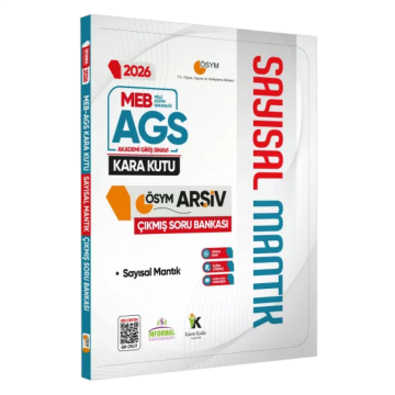 2026 MEB-AGS SAYISAL MANTIK Kara Kutu ÖSYM Çıkmış Soru Havuzu Bankası Konu Özetli Dijital Çözümlü İnformal Yayınları