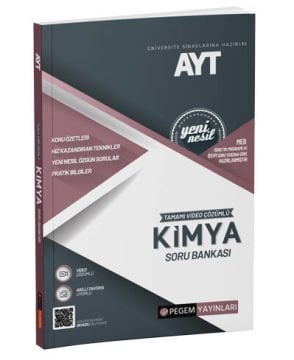 Pegem Akademi AYT Kimya Soru Bankası