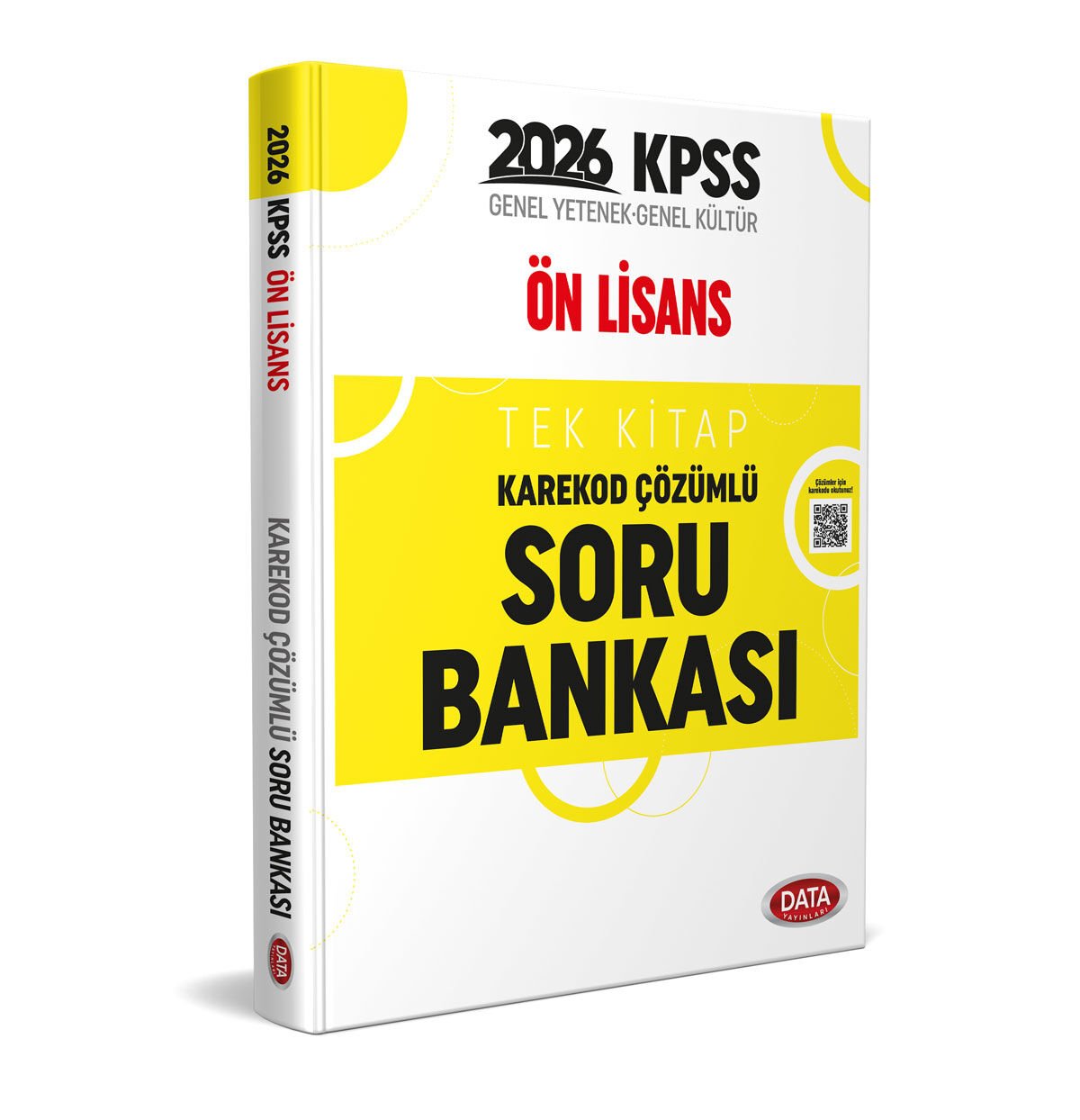 KPSS Önlisans Tek Kitap Karekod Çözümlü Soru Bankası Data Yayınları