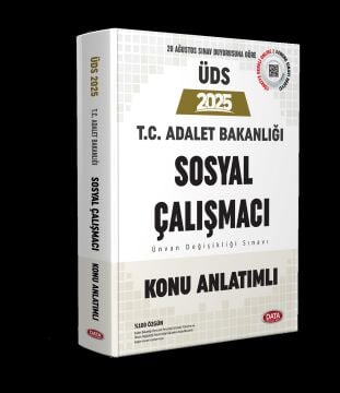 Adalet Bakanlığı ÜDS Sosyal Çalışmacı Konu Anlatımlı Data Yayınları