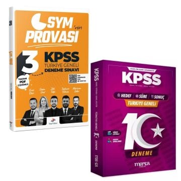 Dizgi Kitap 2026 KPSS ÖSYM'nin Provası Türkiye Geneli 3 Deneme Sınavı ve Marka Yayınları GY-GK Türkiye Geneli 10 Deneme Seti