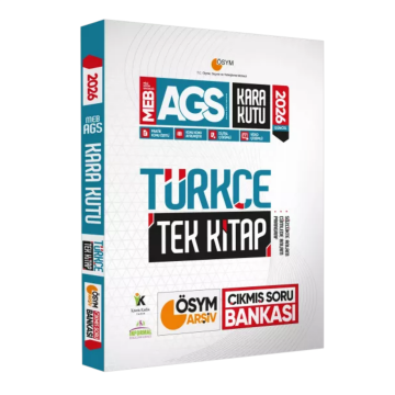 2026 MEB-AGS Kara Kutu Türkçe TEK KİTAP ÖSYM ARŞİV Çıkmış Soru Bankası Konu Özetli Dijital Çözümlü İnformal Yayınları