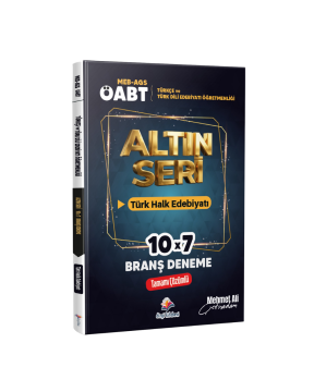 Dizgi Kitap 2026 Meb Ags ÖABT Altın Seri Türkçe Öğretmenliği & Türk Dili ve Edebiyatı Öğretmenliği Türk Halk Edebiyatı Tamamı Çözümlü 7 Deneme Sınavı Mehmet Ali Çetinadam