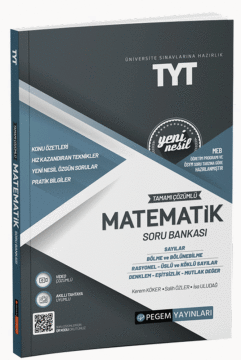 Pegem Akademi TYT Matematik Sayılar Bölme ve Bölünebilme Rasyonel Üslü Köklü Sayılar