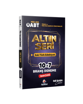 Dizgi Kitap 2026 Meb Ags ÖABT Altın Seri Türkçe Öğretmenliği & Türk Dili ve Edebiyatı Öğretmenliği Eski Türk Edebiyatı Tamamı Çözümlü 7 Deneme Sınavı Halil İbrahim Canlıer