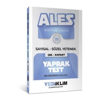 Yediiklim Yayınları 2027 ALES Sayısal-Sözel Yetenek Çek Kopart Yaprak Test