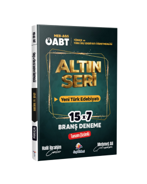 Dizgi Kitap 2026 Meb Ags ÖABT Altın Seri Türkçe Öğretmenliği & Türk Dili ve Edebiyatı Öğretmenliği Yeni Türk Edebiyatı Tamamı Çözümlü 7 Deneme Sınavı Halil İbrahim Canlıer, Mehmet Ali Çetinadam