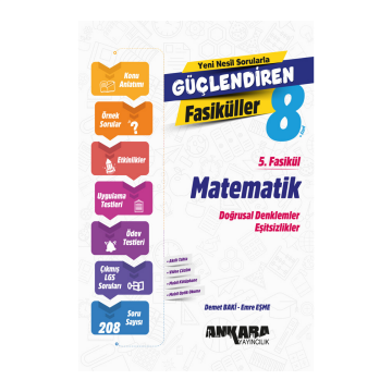 Ankara Yayıncılık 8. Sınıf LGS Matematik Güçlendiren 5. Fasikül