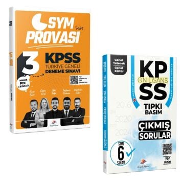 Dizgi Kitap 2026 KPSS ÖSYM'nin Provası Türkiye Geneli 3 Deneme Sınavı ve Ön Lisans GYGK Son 6 Yıl Çıkmış Sorular Seti