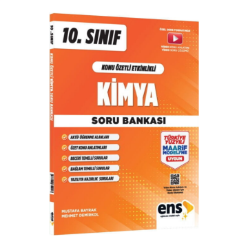 ENS Yayınları 10. Sınıf Kimya Konu Özetli Maarif Modeli Soru Bankası