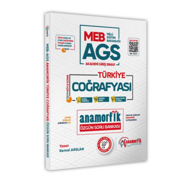 MEB-AGS Anamorfik Coğrafya Güncel Soru Bankası Yeni Müfredat Dijital Çözümlü (Yazar Kemal Aslan) İnformal Yayınları