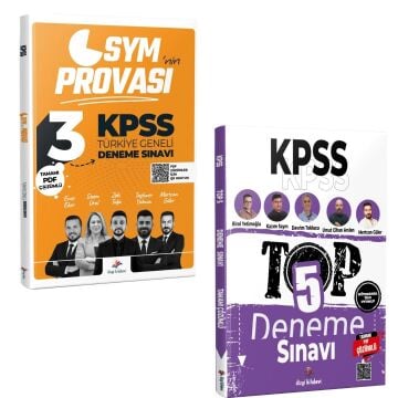 Dizgi Kitap 2026 KPSS ÖSYM'nin Provası Türkiye Geneli 3 Deneme Sınavı ve TOP 5 Tamamı PDF Çözümlü Fasiküller Halinde 5 Deneme Sınavı Seti
