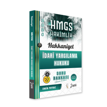 İdari Yargılama Hukuku Hakkaniyet Soru Bankası Yetki Yayınları