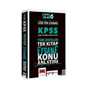 2026 KPSS Lise Ön Lisans GK-GY Tüm Dersler Tek Kitap Efsane Konu Anlatımı Yargı Yayınları