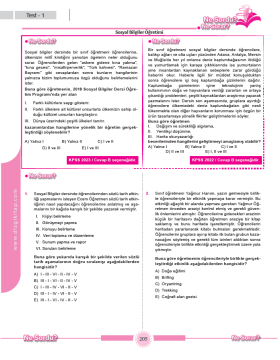 Dizgi Kitap 2024 ÖABT Sınıf Öğretmenliği Ne Sordu Ne Sorar Soru Bankası - Hüseyin Küçüksubaşı
