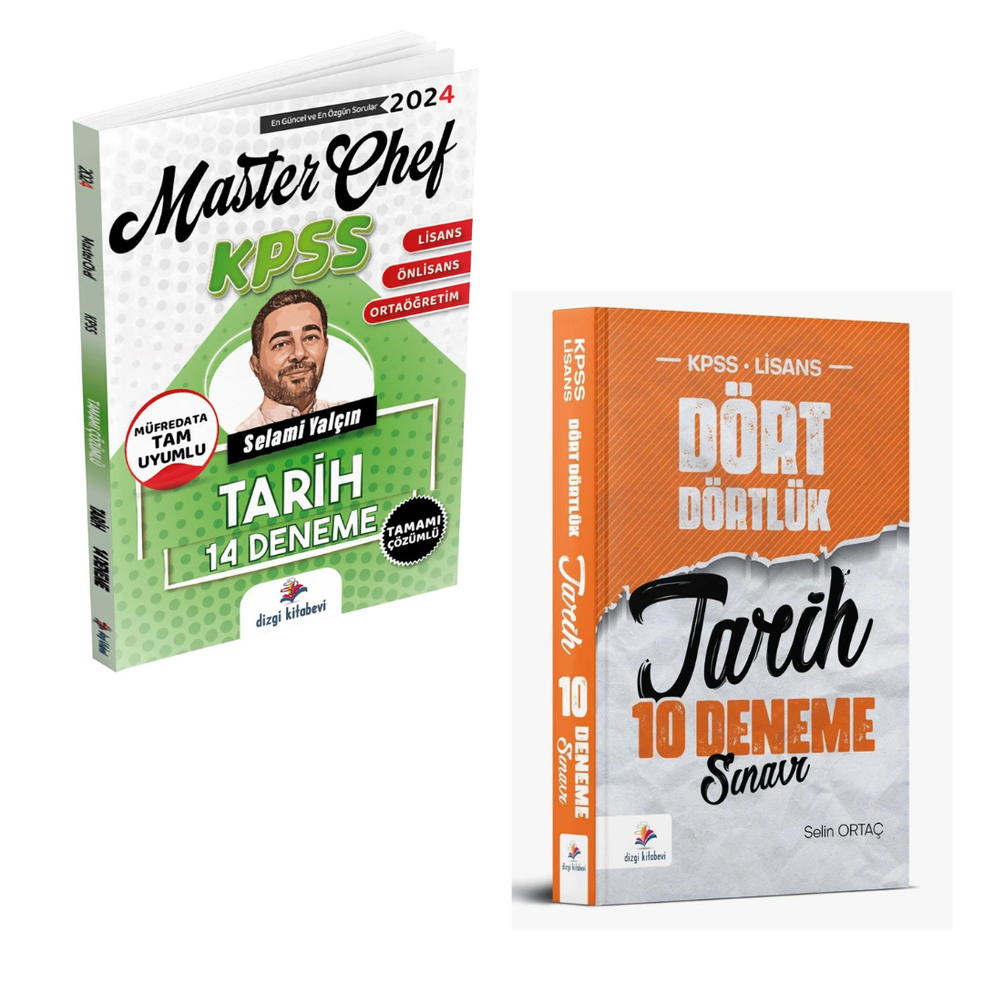 Dizgi Kitap Kpss Genel Kültür Tarih Deneme 2'li Süper Set
