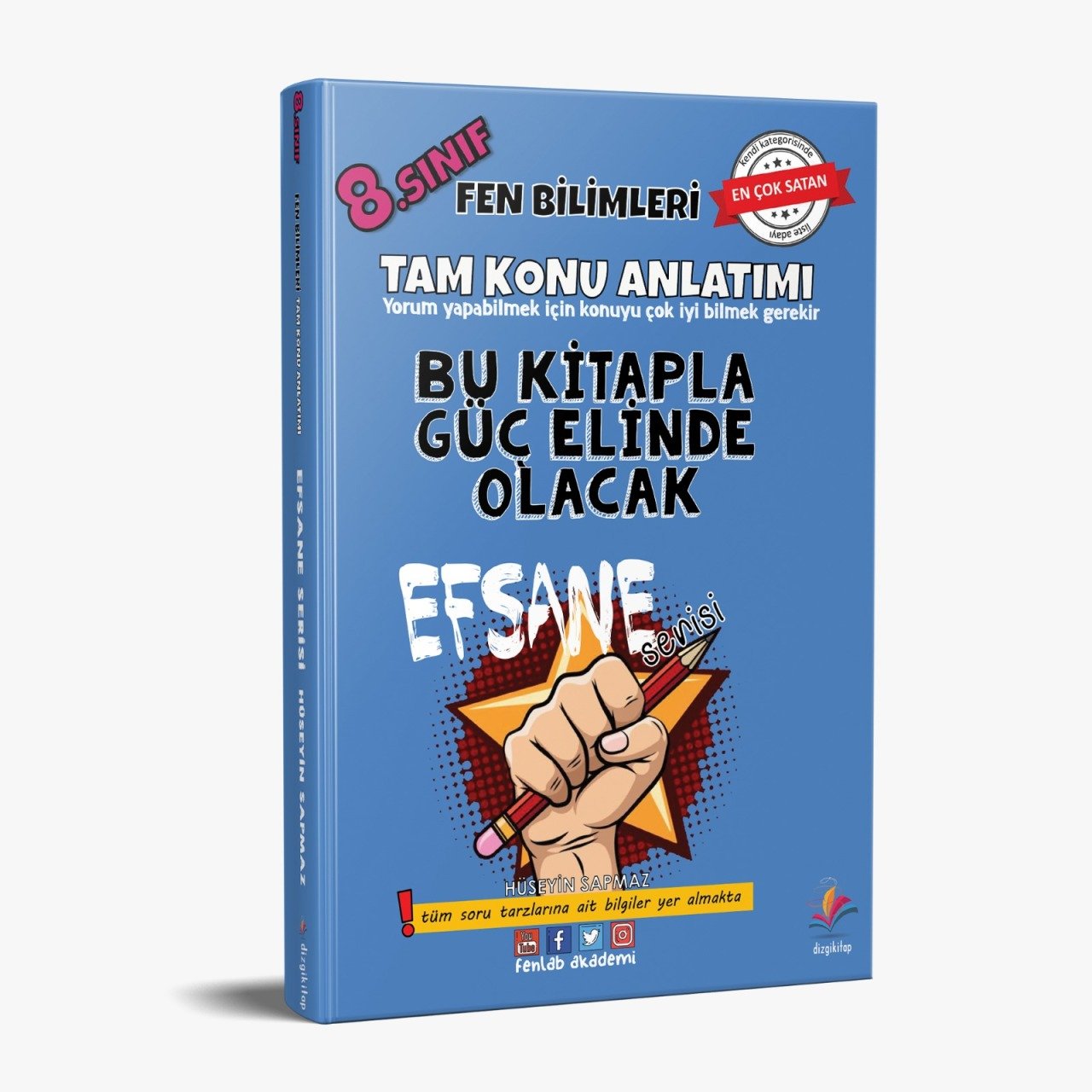 Dizgi Kitap 2026 8.Sınıf Fen Bilimleri Konu Anlatımı Efsane Serisi