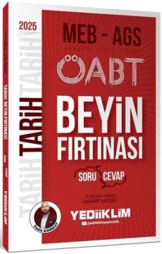 2025 MEB AGS ÖABT Tarih Beyin Fırtınası (Soru-Cevap) Yediiklim Yayınları