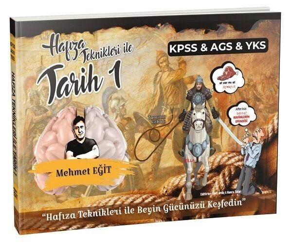 Mehmet Eğit KPSS TYT AYT Hafıza Teknikleri İle Tarih-1 Eğit Akademi (İadesiz)