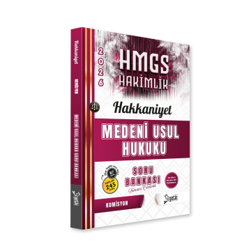 Yetki Yayınları Medeni Usul Hukuku Hakkaniyet Soru Bankası