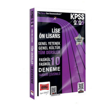 2026 KPSS GK-GY Lise Ön Lisans Tüm Dersler Fasikül Fasikül Tamamı Çözümlü 10 Deneme Yargı Yayınları