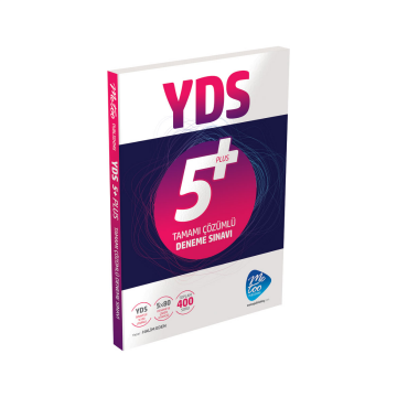 YDS Plus 5 Deneme Çözümlü Murat Yayınları