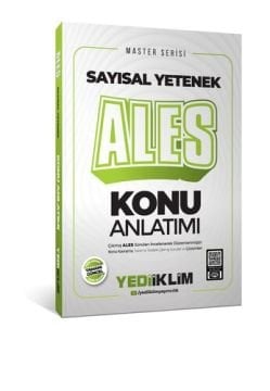 2026 Master Serisi ALES Sayısal Yetenek Konu Anlatımı Yediiklim Yayınları