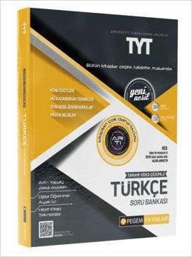 TYT Türkçe Soru Bankası Pegem Yayınları