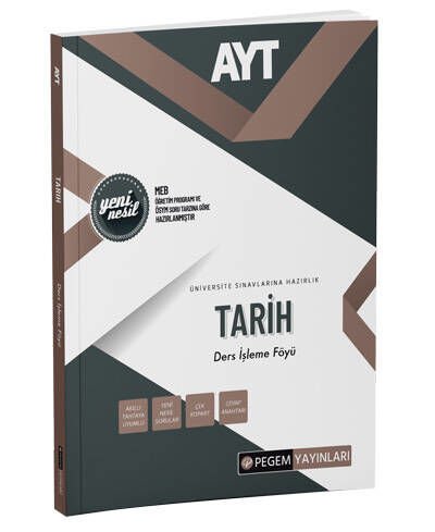 AYT Tarih Ders İşleme Föyü Pegem Akademi