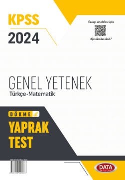 2024 KPSS GENEL YETENEK YAPRAK TEST