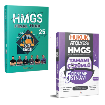 Dizgi Kitap 2026 Hukuk Atölyesi 25 günde HMGS Kamp Kitabı & HMGS Hukuk Mesleklerine Giriş Sınavı 5 Deneme Sınavı Seti