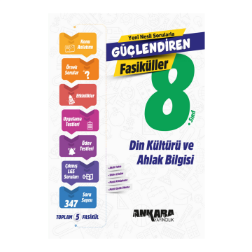 Ankara Yayıncılık 8. Sınıf Din Kültürü ve Ahlak Bilgisi Güçlendiren Fasiküller
