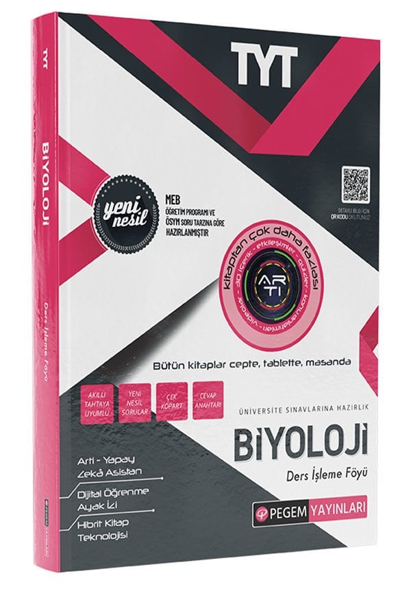TYT Biyoloji Ders İşleme Föyü Pegem Yayınları