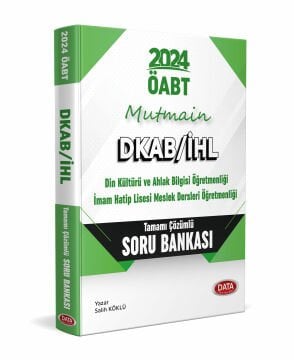 Data 2024 ÖABT Din Kültürü ve Ahlak Bilgisi Öğretmenliği Mutmain Soru Bankası Çözümlü Data Yayınları