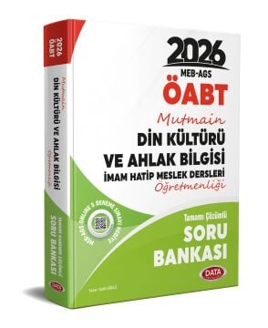 Data Yayınları 2026 MEB-AGS-ÖABT Mutmain DKAB/İHL Tamamı Çözümlü Soru Bankası