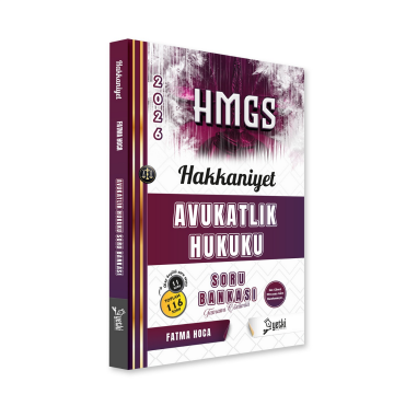 Yetki Yayınları Avukatlık Hukuku Hakkaniyet Soru Bankası