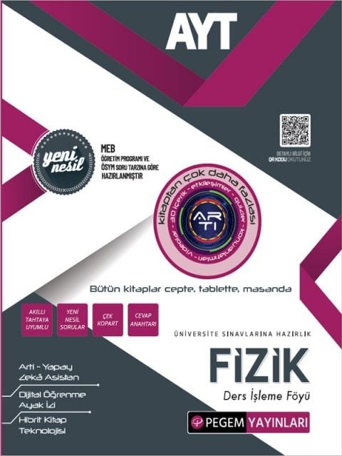 AYT Fizik Ders İşleme Föyü Pegem Yayınları