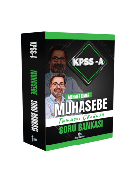 Dizgi Kitap 2026 KPSS A Muhasebe Tamamı Çözümlü Soru Bankası - Mehmet Elmas