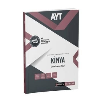AYT Kimya Ders İşleme Föyü Pegem Akademi