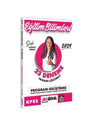 2024 KPSS Eğitim Bilimleri Program Geliştirme tamamı çözümlü 23 deneme Hocawebde Yayınları