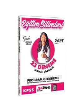 2024 KPSS Eğitim Bilimleri Program Geliştirme tamamı çözümlü 23 deneme Hocawebde Yayınları